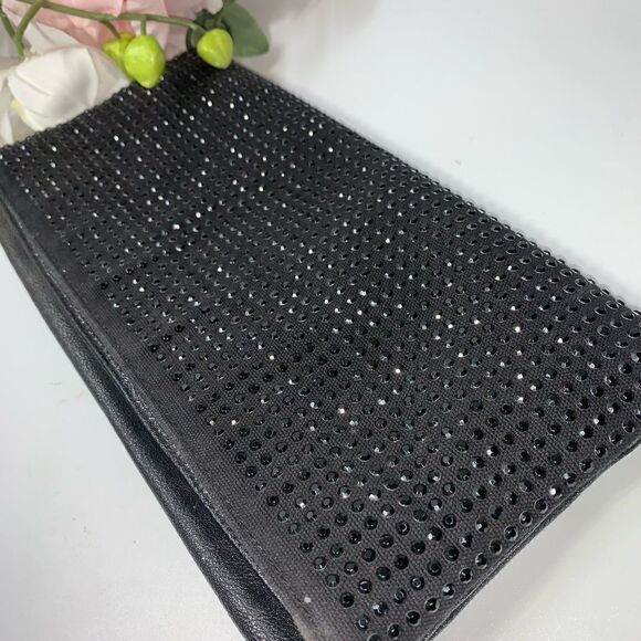 BCBGeneration Sparkly Clutch Black Medium - Picture 5 of 10